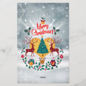 Christmas Soul Announcement Briefkaart Briefpapier (Achterkant)