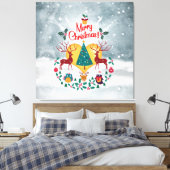 Christmas Soul Announcement Briefkaart Canvas Afdruk (Insitu (Slaapkamer))