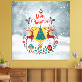 Christmas Soul Announcement Briefkaart Canvas Afdruk (Insitu (Woonkamer))