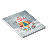 Christmas Soul Announcement Briefkaart Notitieblok (Schuin)