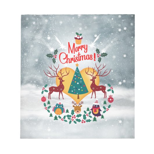 Christmas Soul Announcement Briefkaart Notitieblok (Voorkant)