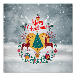 Christmas Soul Announcement Briefkaart Perfect Poster