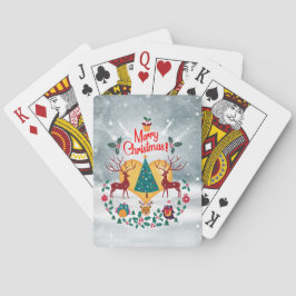 Christmas Soul Announcement Briefkaart Pokerkaarten