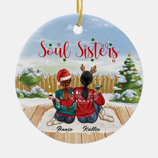 Christmas Soul Sister Ornament (Voorkant)