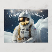 Christmas Spaceman Briefkaart (Voorkant)