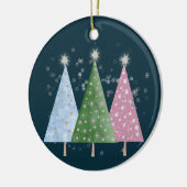 Christmas Sparkle Keramisch Ornament (Links)