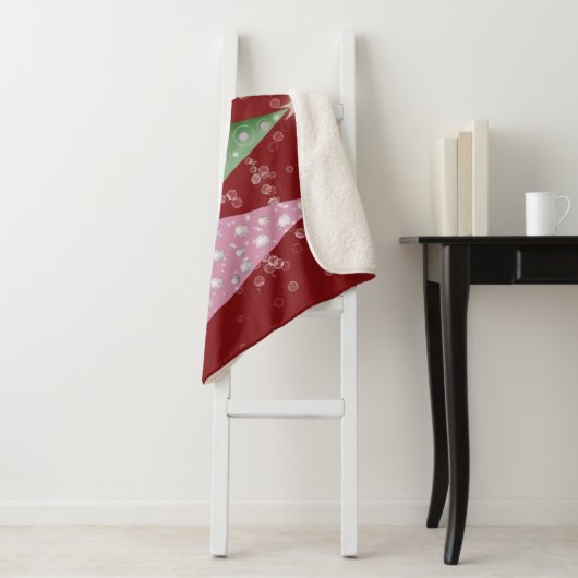 Christmas Sparkle Sherpa Deken (In situ)