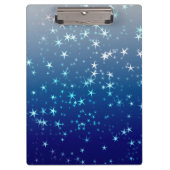 Christmas Sparkles Stars Blue Sky Klembord (Voorkant)