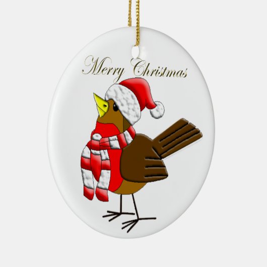 Christmas Sparrow Fun Ornament (Rechts)