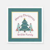 Christmas! Speciale gezinsvakantie servetten (Voorkant)