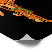 Christmas Speculum Reindeer Funny Xmas Nurse Midwi Poster (Hoek)