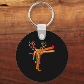 Christmas Speculum Reindeer Funny Xmas Nurse Midwi Sleutelhanger (Voorkant)