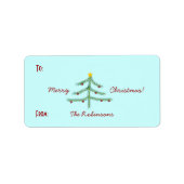 Christmas Spirit Gift Labels (Voorkant)