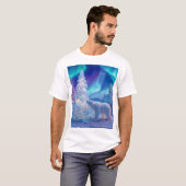 Christmas Spirit in the Northern Sky T-shirt (Voorkant volledig)