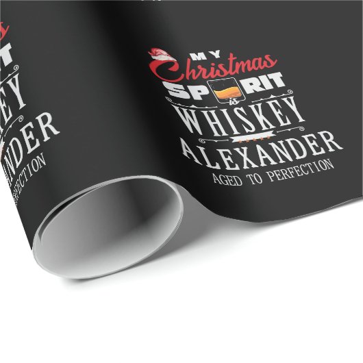 Christmas Spirit is een whisky Bourbon kerstcadeau Cadeaupapier (Rol Hoek)