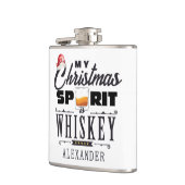 Christmas Spirit is een whisky Bourbon kerstcadeau Heupfles (Links)