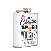 Christmas Spirit is een whisky Bourbon kerstcadeau Heupfles (Rechts)