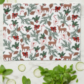 Christmas Spirit ontwerp Theedoek (Gevouwen)