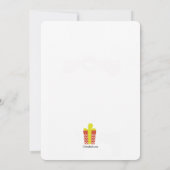 Christmas Spirit Photo Frames Vakantie Kaart (Achterkant)