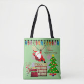 Christmas Spirit Santa Carry-all Tas (Voorkant)