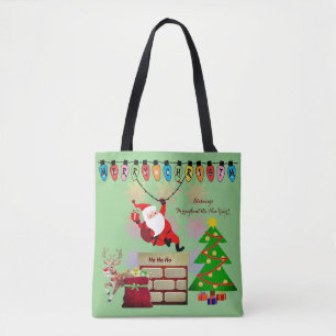 Christmas Spirit Santa Carry-all Tas