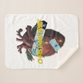 Christmas Spirit Sherpa Deken (Voorkant (horizontaal))