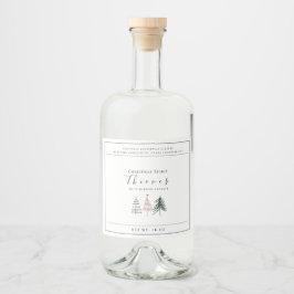 Christmas Spirit Thieves Label Likeurfles Etiket