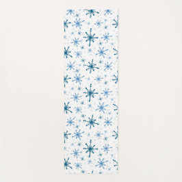 Christmas Spirit Yoga Mat met Sneeuwvlokken