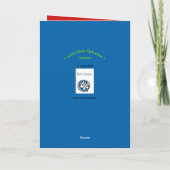 Christmas Splendor Kerstboom wenskaart Feestdagen Kaart (Achterkant)