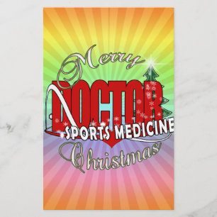 CHRISTMAS SPORTS GENEESMIDDELARTS BRIEFPAPIER