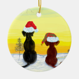 christmas springador keramisch ornament