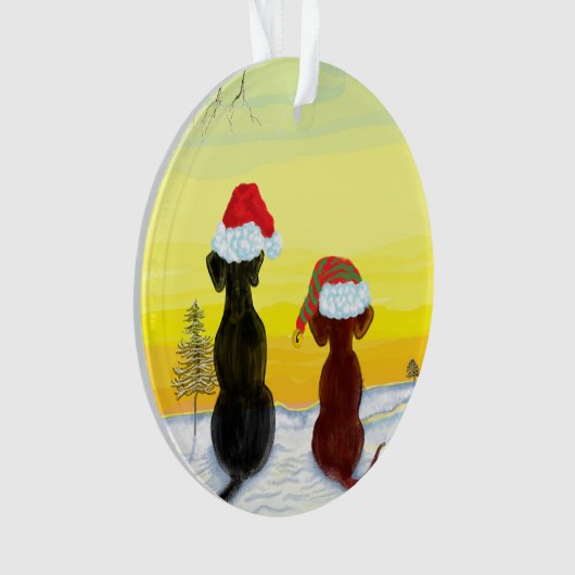 christmas springador ornament (voorkant)