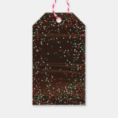 Christmas Sprinkles Chocolate Custom Label Label Cadeaulabel (Achterkant)