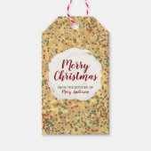 Christmas Sprinkles Cookie Custom Label Gift label Cadeaulabel (Voorkant)