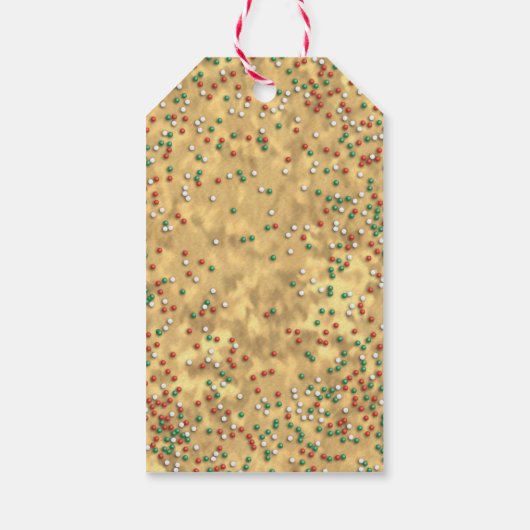 Christmas Sprinkles Cookie Custom Label Gift label Cadeaulabel (Achterkant)