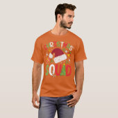 CHRISTMAS SQUAD Christmas hat girl T-shirt (Voorkant volledig)