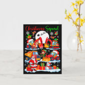 Christmas Squad Construction Trucks Excavators San Kaart (Gele Bloem)