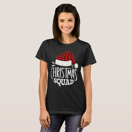 Christmas Squad Family Group Matching Christmas Pa T-shirt (Voorkant volledig)