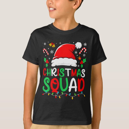 Christmas Squad Family Group Matching Christmas Pa T-shirt (Voorkant)