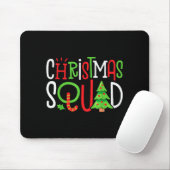 Christmas Squad Funny Xmas Tree Family Matching Pa Muismat (Met muis)
