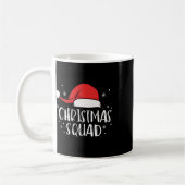 Christmas Squad Light Red Santa Hat Family Matchin Koffiemok (Links)