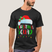 Christmas Squad Matching Family Group Santa Xmas P T-shirt (Voorkant)