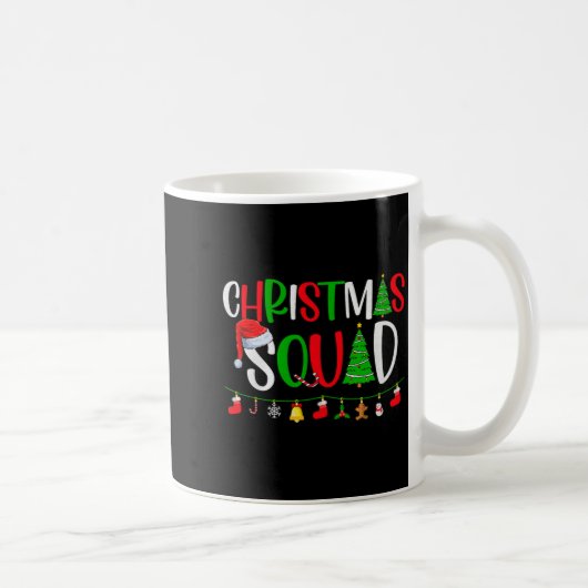 Christmas Squad Matching Family Group Xmas Decor H Koffiemok (Rechts)
