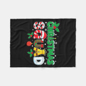 Christmas Squad Merry Xmas Family Holiday Snow Elf Fleece Deken (Voorkant (Horizontaal))