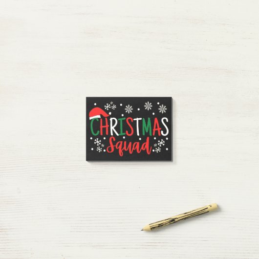 CHRISTMAS SQUAD POST-IT® NOTES (Op bureau)