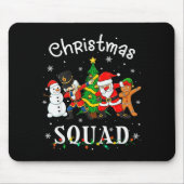 Christmas Squad Santa Dabbing Elf Family Matching Muismat (Voorkant)