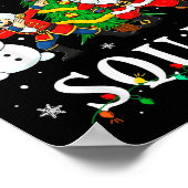 Christmas Squad Santa Dabbing Elf Family Matching Poster (Hoek)