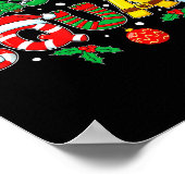 Christmas Squad Santa Dabbing Elf Family Matching Poster (Hoek)