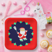 Christmas Squash Sports Party Papieren Bordje (Feest)