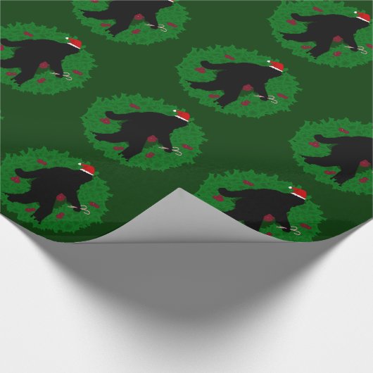 Christmas Squatchin' - Gone Squatchin Cadeaupapier (Hoek)